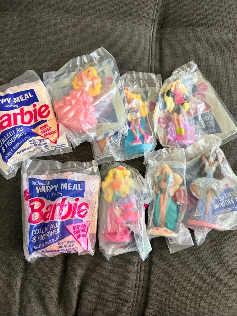 McDonald's Pink and Purple Toy Figures (Bagged)